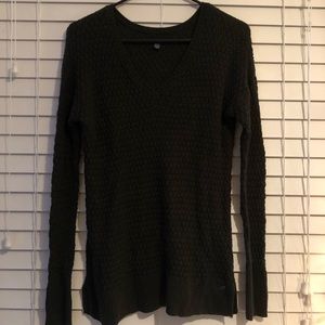 Olive Green V-Neck Sweater (American eagle)